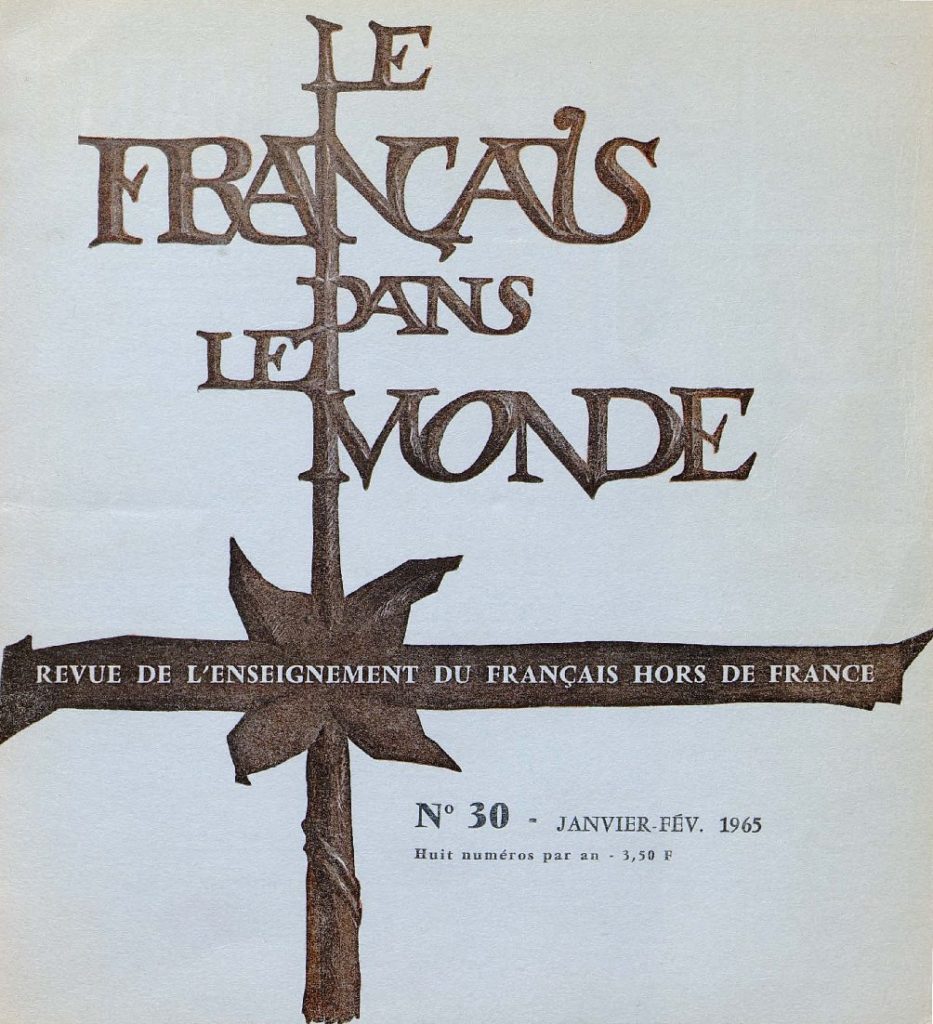 Le français dans le monde 30