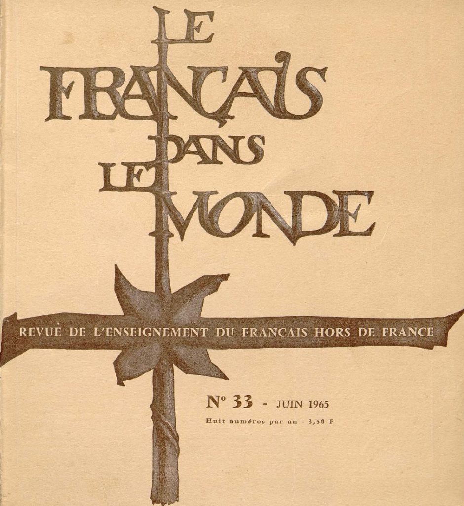 Le français dans le monde 33