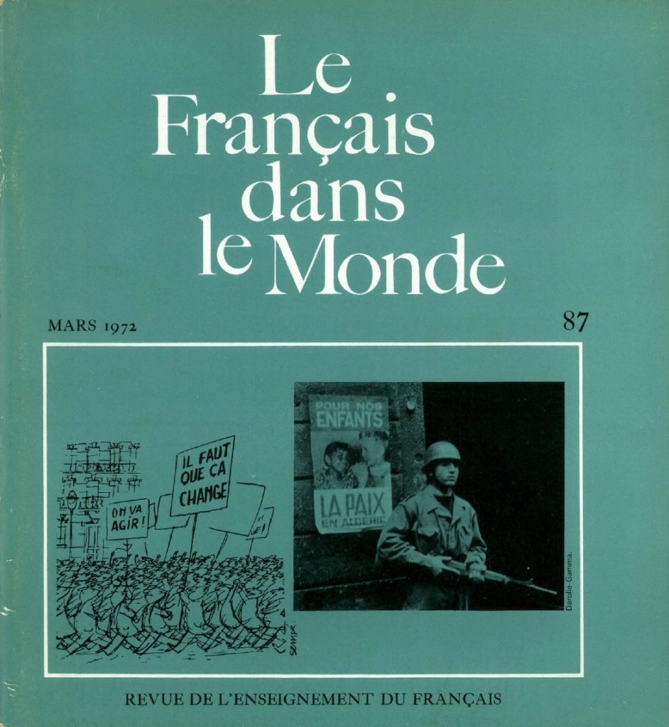 Le français dans le monde 87