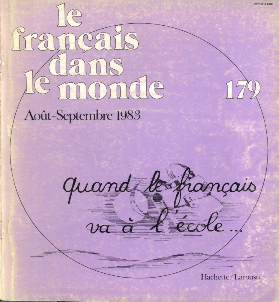 Le français dans le monde 179