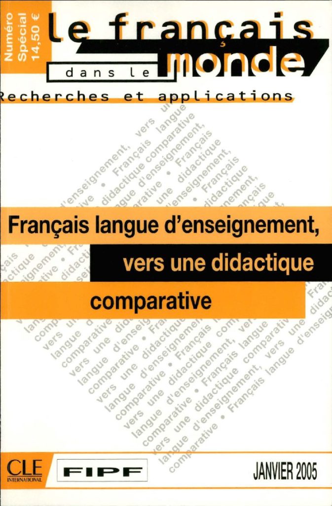Français langue d’enseignement, vers une didactique comparative